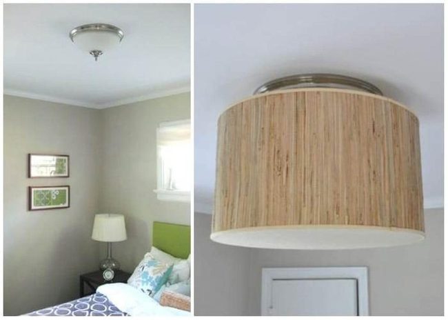 Spray Painted Chandelier Makeover
