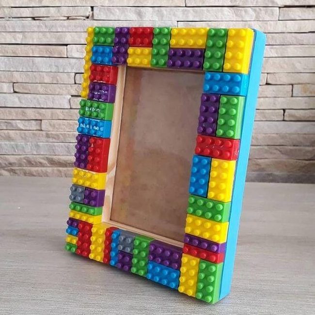 Bright Brick Picture Frames