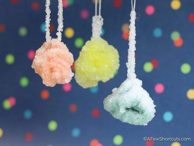 Sparkling Sugar Crystals, Colorful Shapes