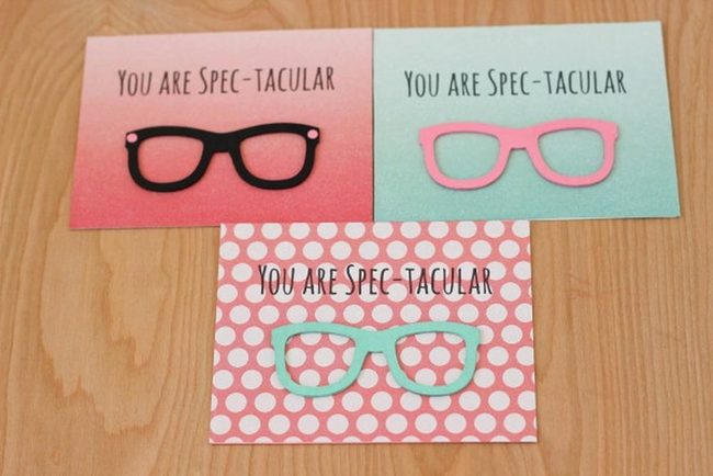 Spectacles With Punny Pink Gradient