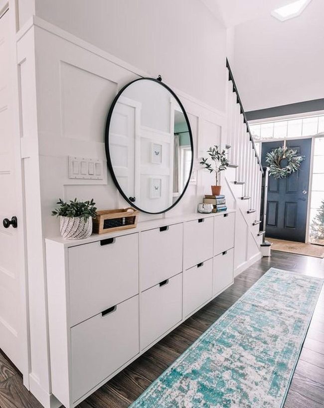 Dark Wood Floors White Walls