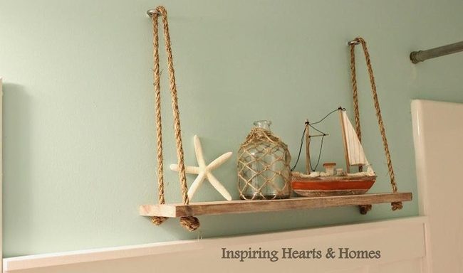 Rope-Hung Coastal Shelf Display