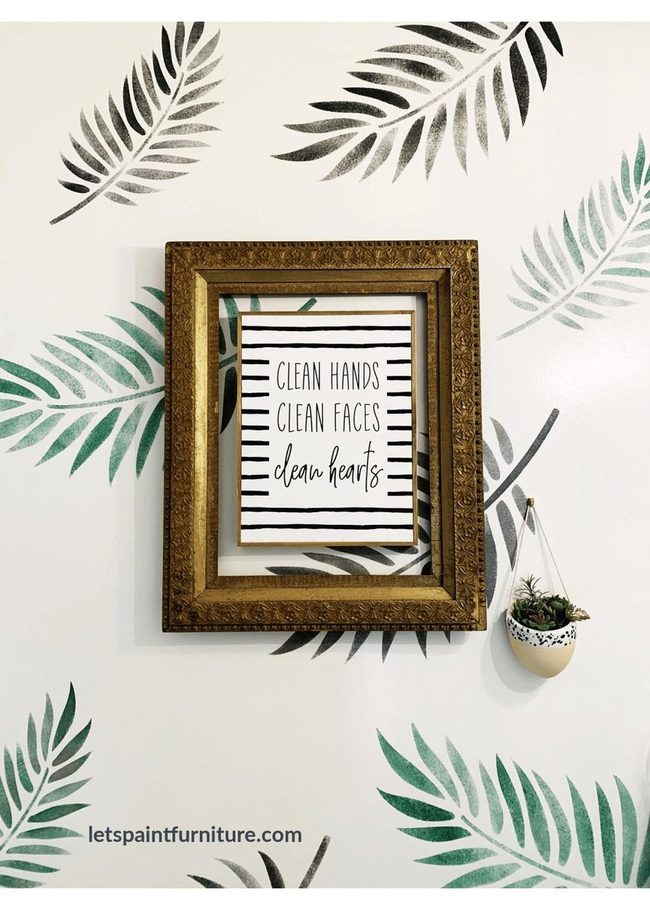 Black And Green Palm Statements