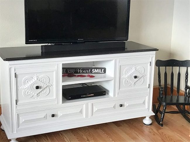 Neutral Dresser Turned Tv Stand