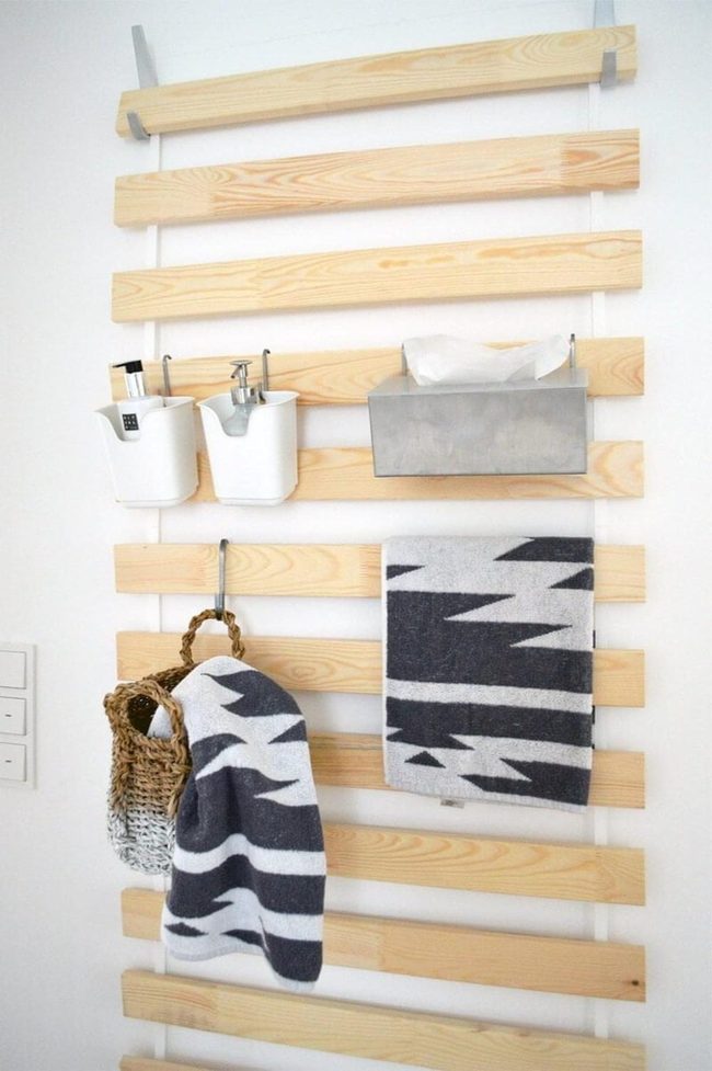 Light Wood Bathroom Storage