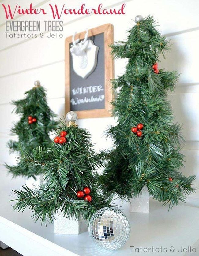 Recycled Pine Miniature Trees