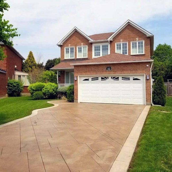 Angled Concrete Blocks In Sandstone