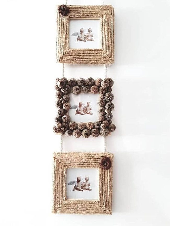 Jute Frames With Natural Accents