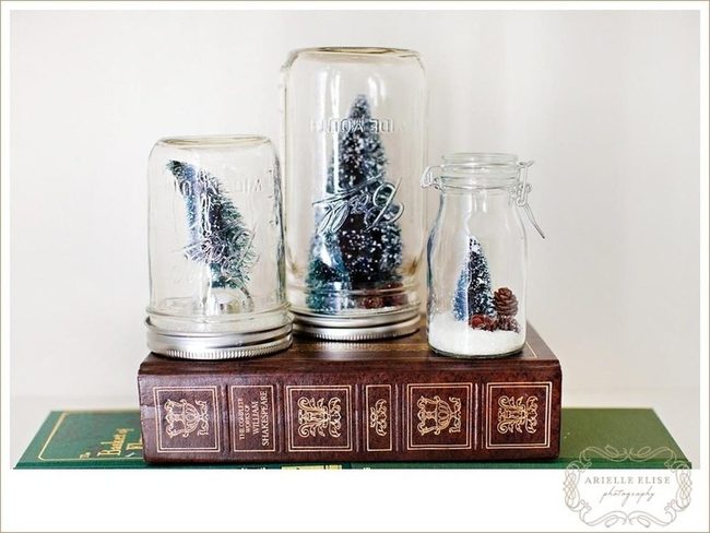 Glass Jar Winter Worlds