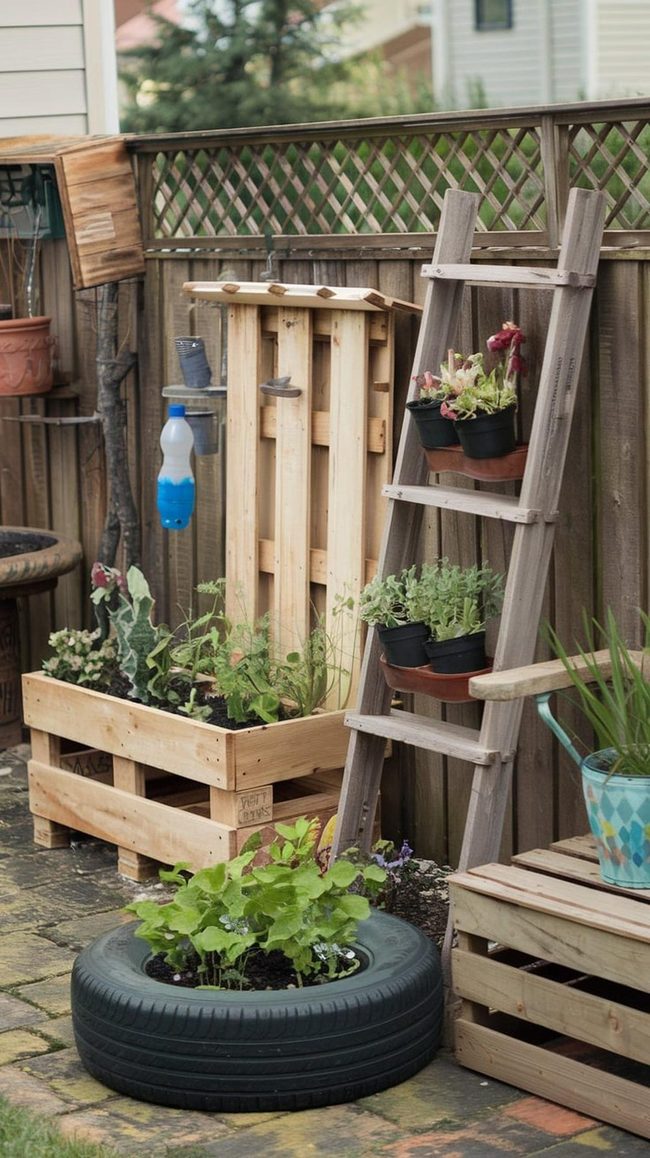 Chairframe Planter Box