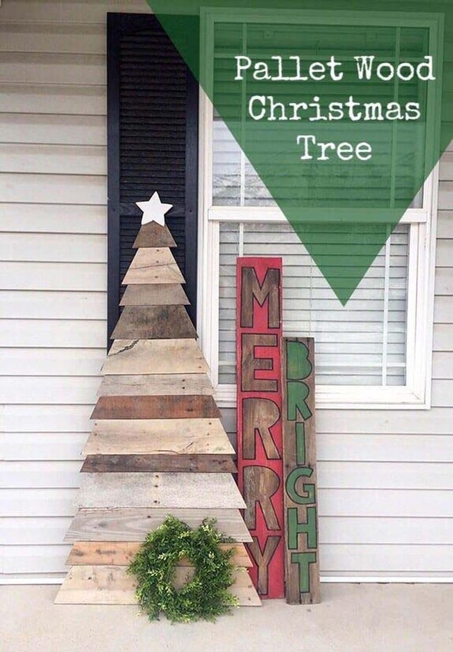Reclaimed Wood Tree Displays