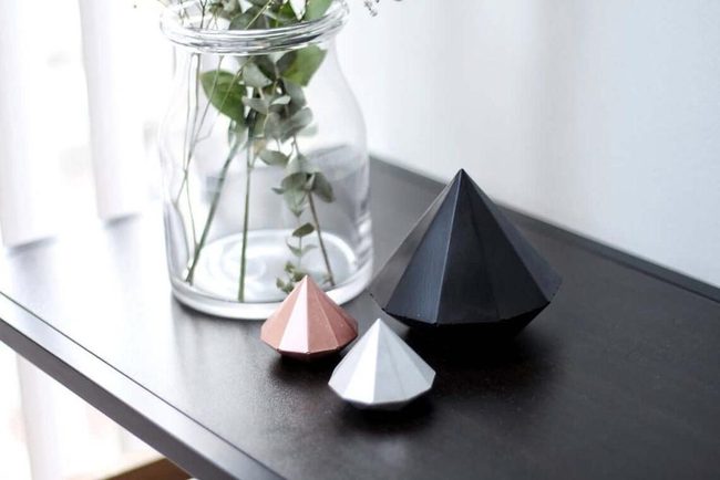 Geometric Diamond Paperweights