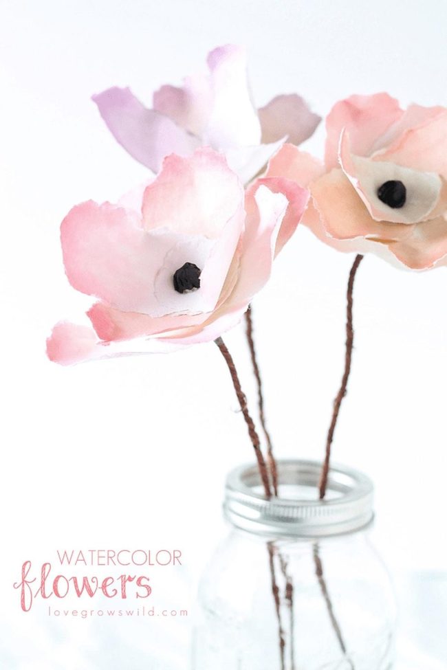Pink Petals Through Clear Glass