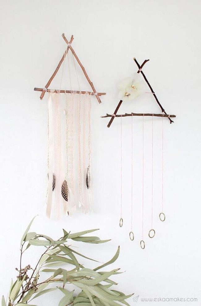 Twigs And Ribbons Wall Art