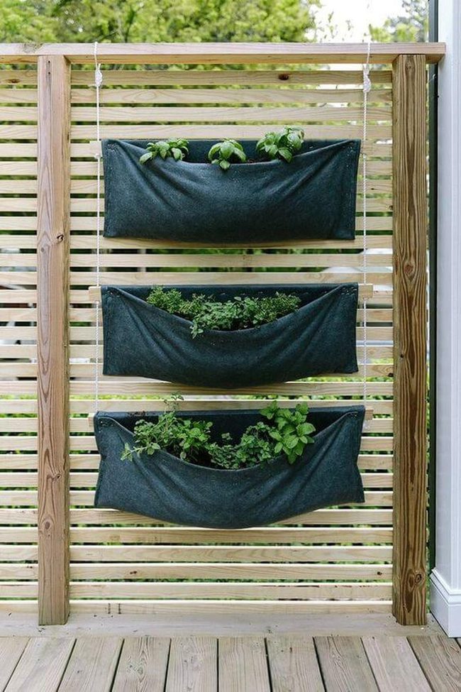 Fabric Pocket Vertical Gardens