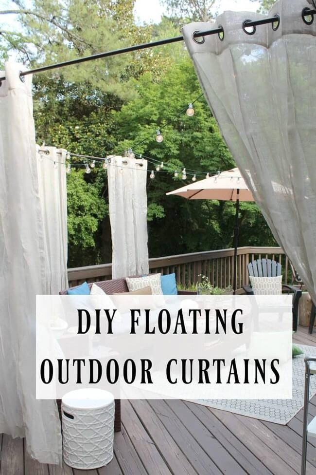 Colorful Outdoor Privacy Curtains