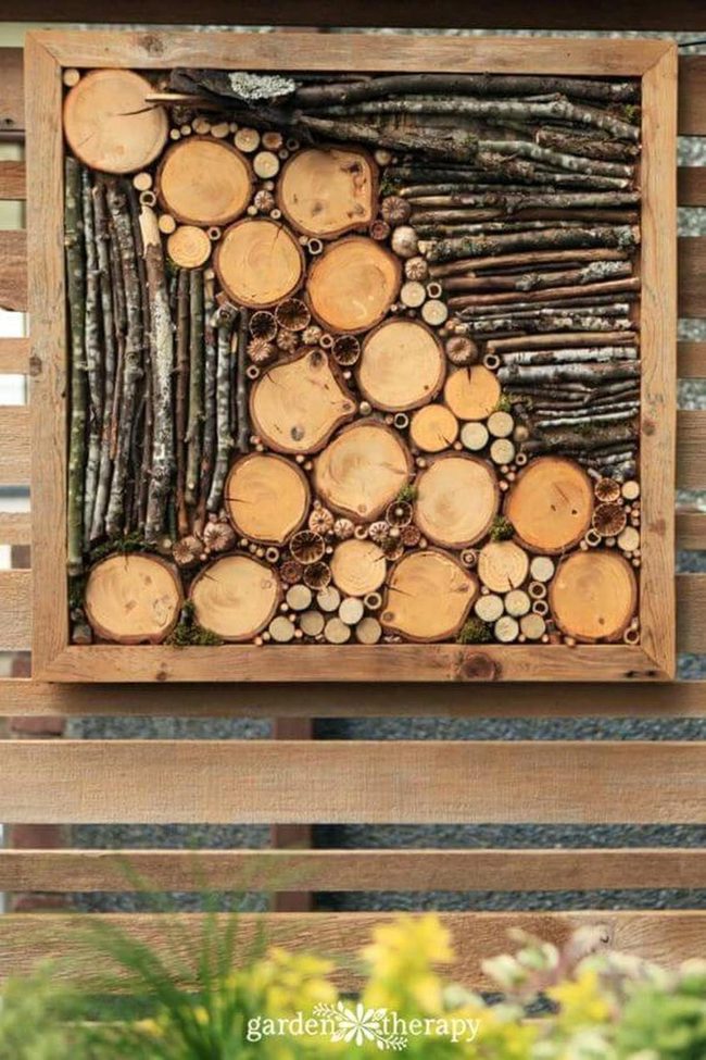 Natural Wood Circle Wall Art