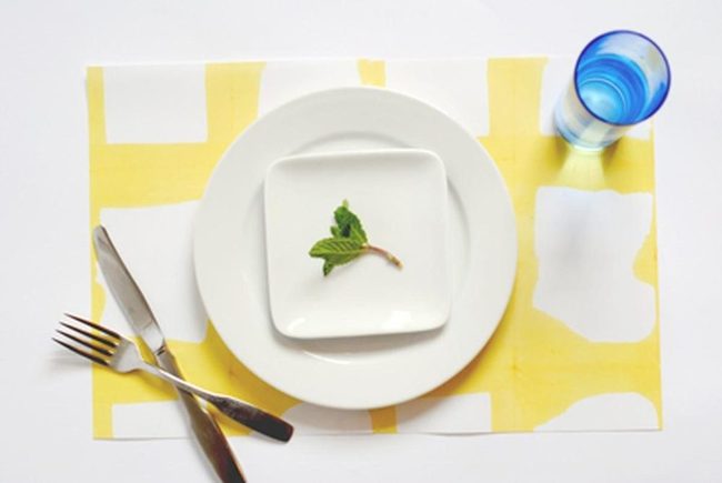 Sunshine Yellow Table Setup