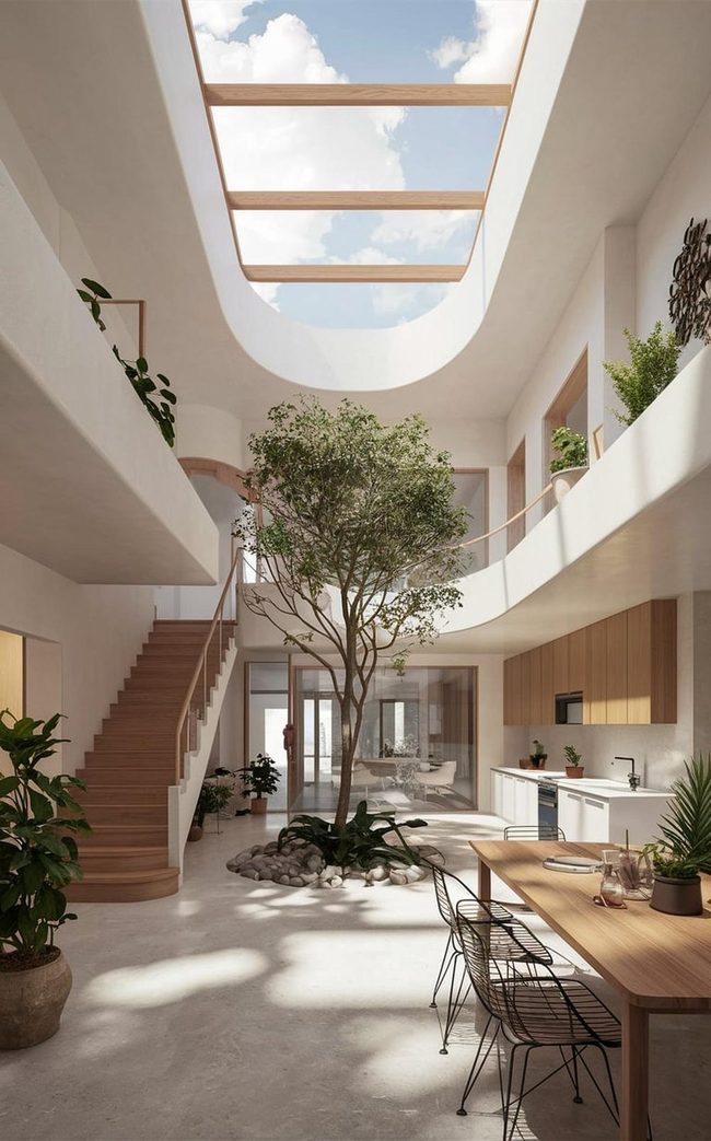 Private Courtyard Home Center