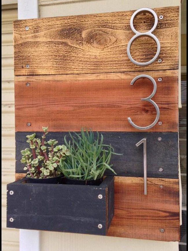 Reclaimed Wood Numbers