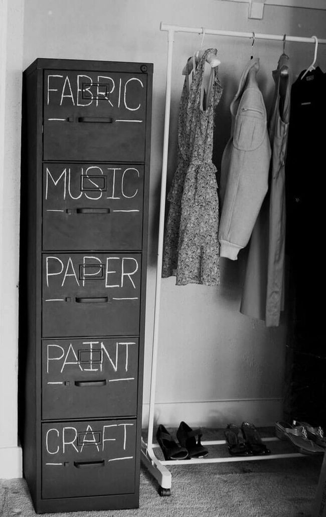Chalkboard Cabinet Creativity