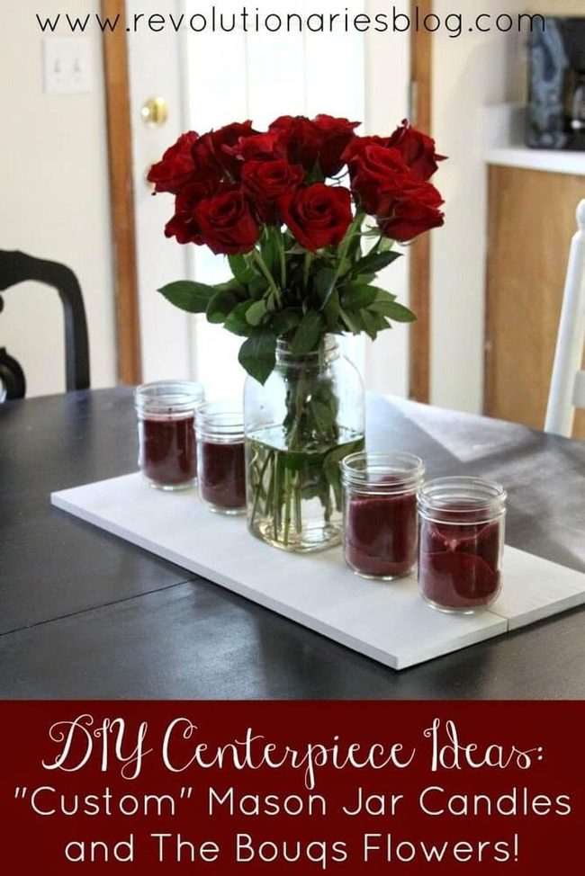 Candlelit Blooms In Glass