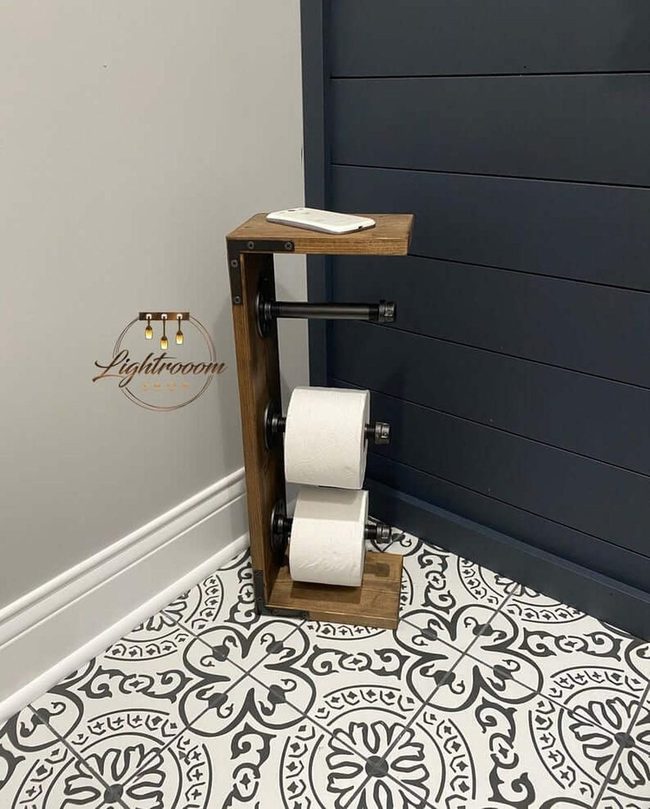 Freestanding Toilet Paper Stand