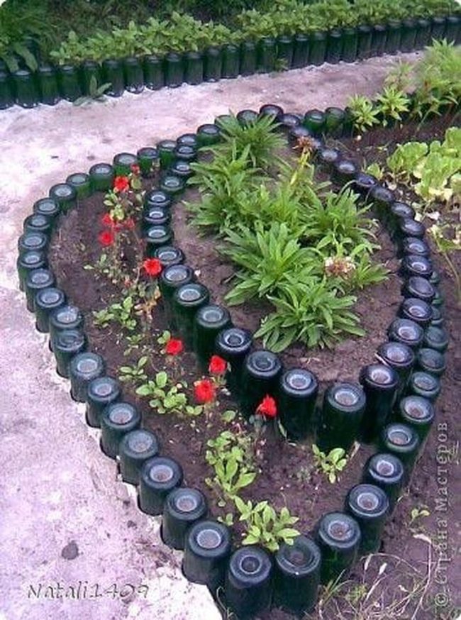 Recycled Glass Bottle Borders