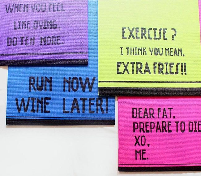 Purple Gym Humor Posters