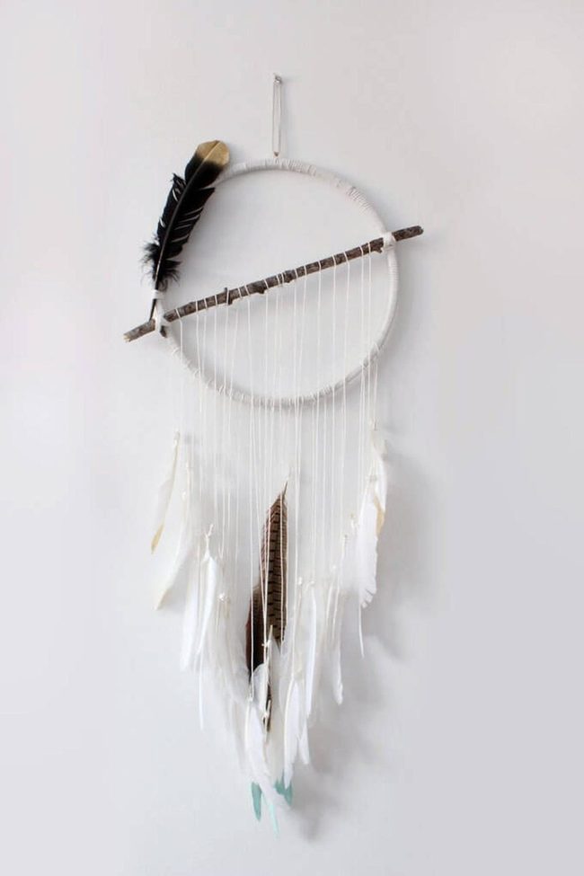 Feathered Dreamcatcher Wall Art