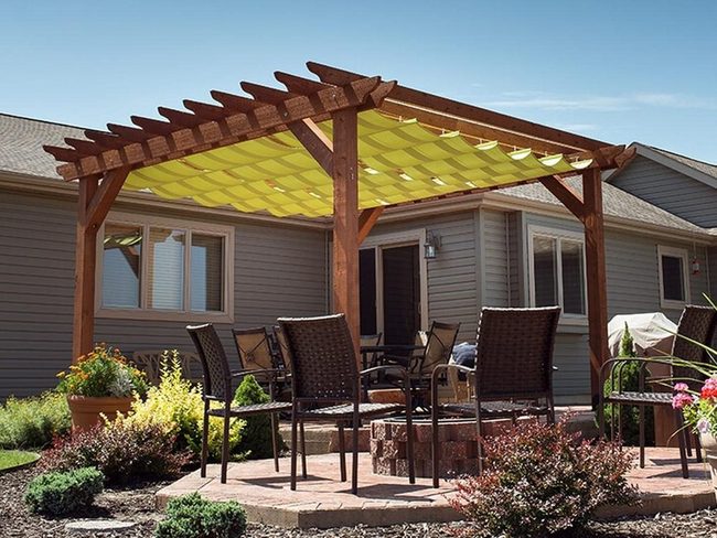 Retractable Canopy Sun Control