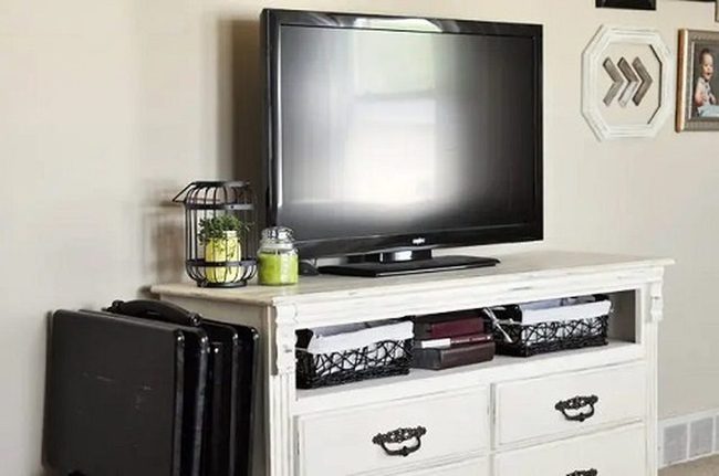 Painted Dresser Media Console