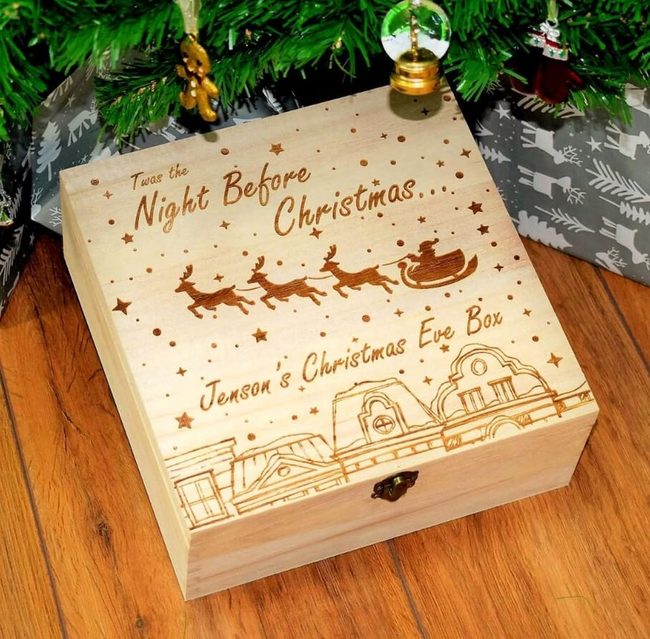 Personalized Engraved Wooden Box