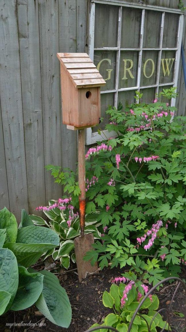 Shovel Handle Birdhouse