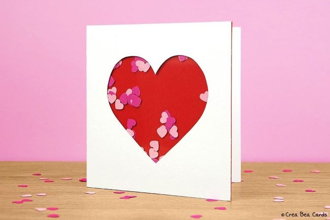 Red Hearts On White Wood
