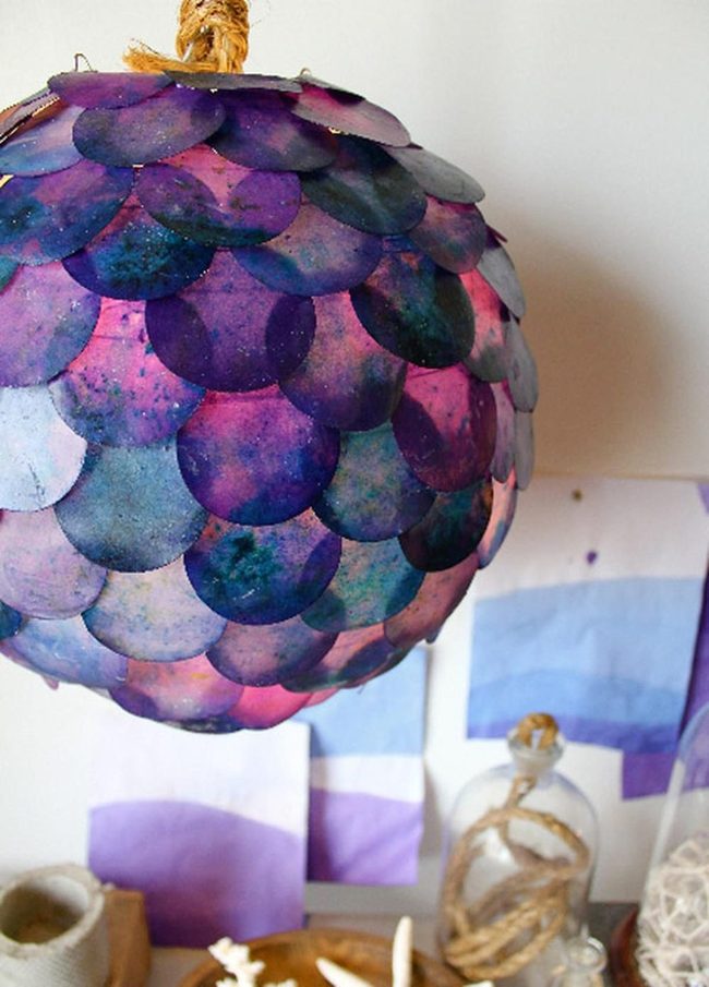 Purple Shells And Coastal Textures