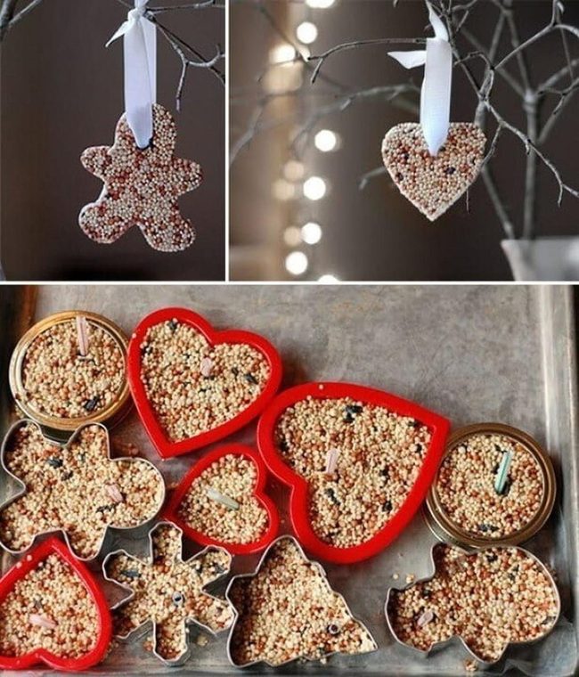Edible Seed Ornaments For Birds