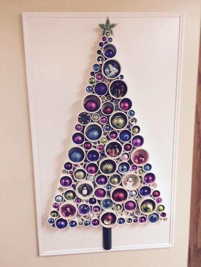 Geometric Tree With Jeweled Ornaments