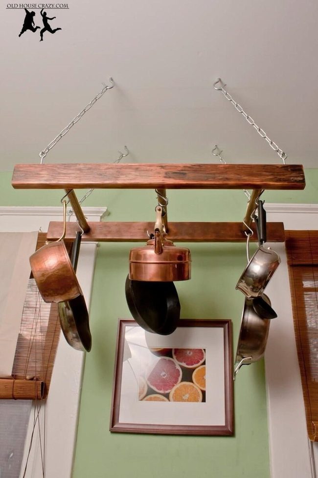 Horizontal Ladder Kitchen Storage