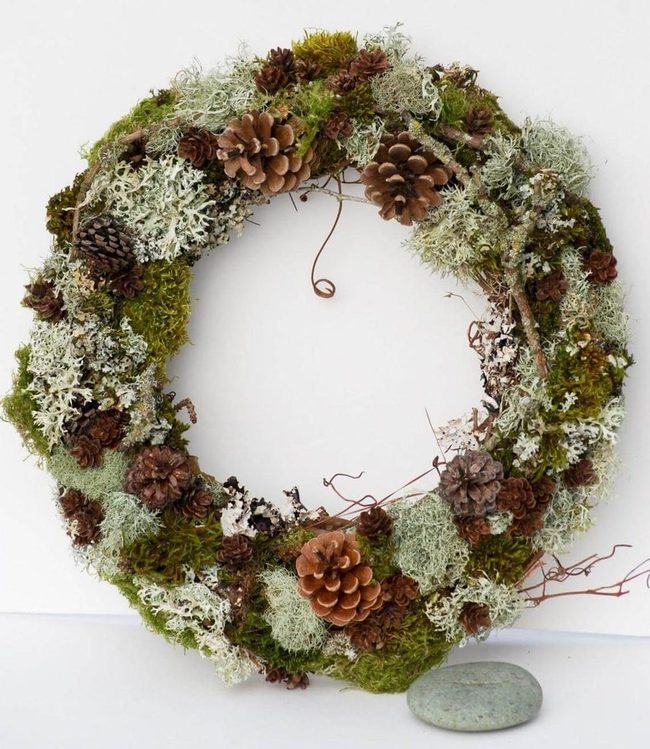Moss And Lichen Forest Wreath