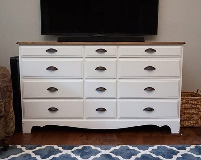 Painted Wood Tv Console