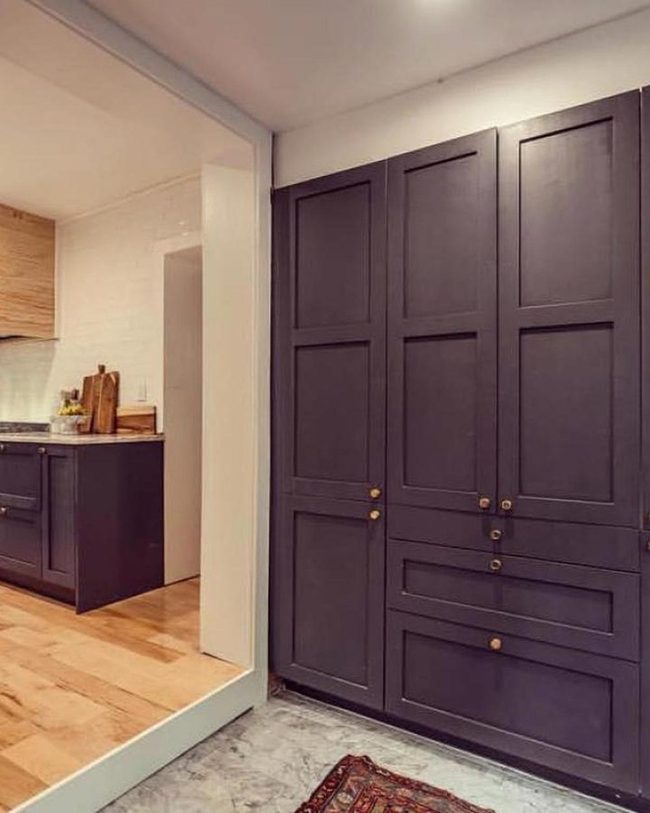 Charcoal Gray Pantry Wall Storage
