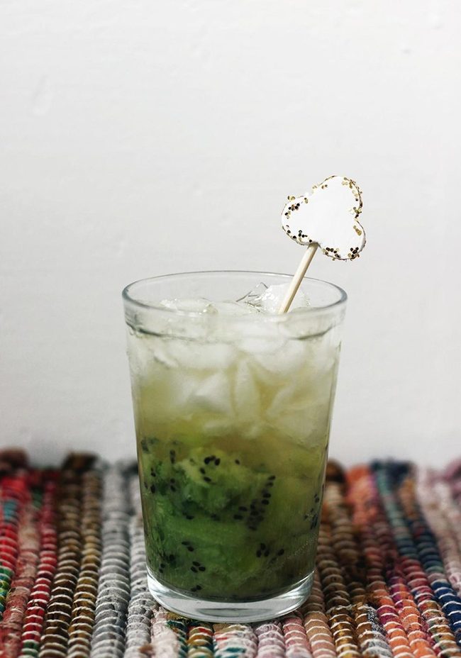 Green Kiwi Ice Sparkle