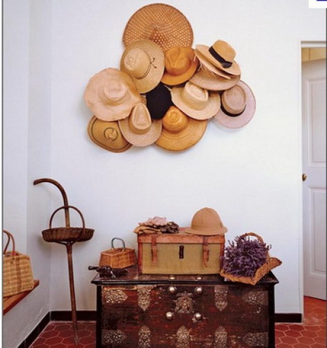 Straw Hats Meet Terracotta Walls
