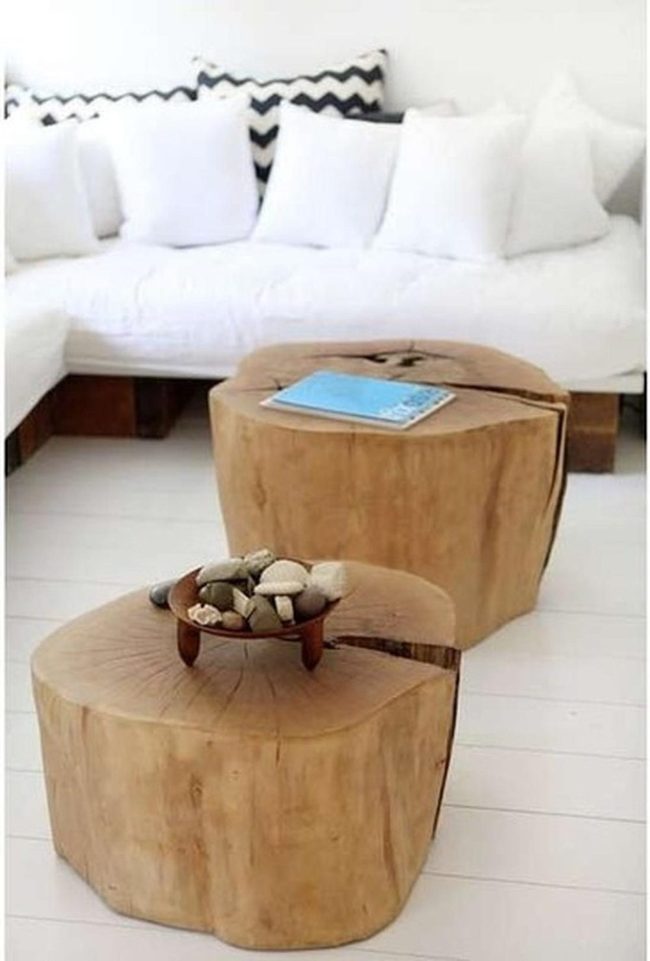 Carved Wood Trunk Furniture