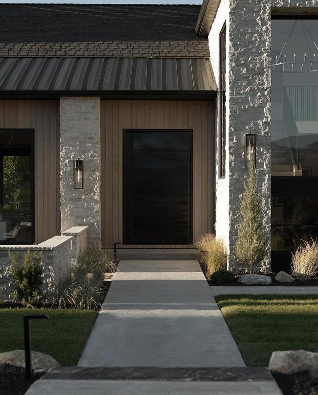 Weathered Wood Meets Concrete