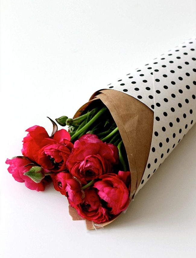 Polka Dot Pink Blooms