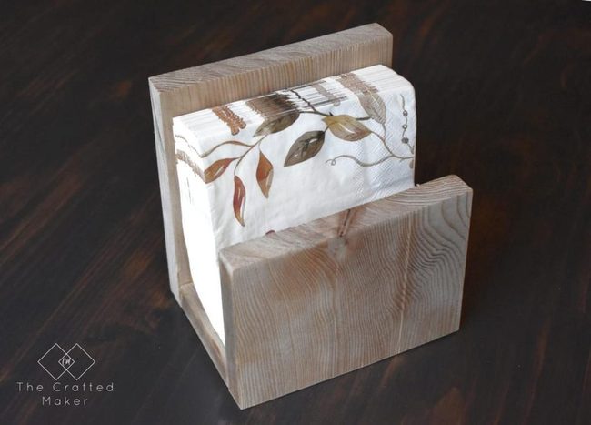 Wood Grain Napkin Holders