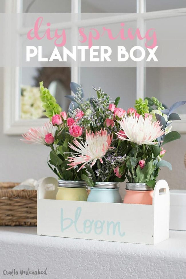 Pastel Jars On Weathered Wood