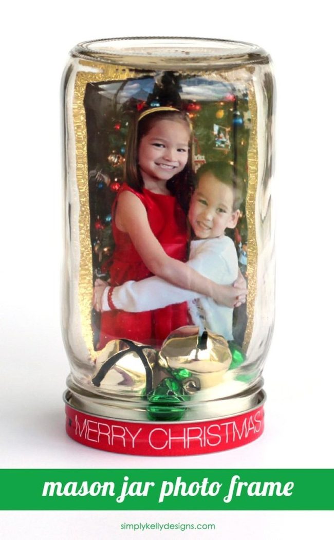 Glass Jar Memory Keepsake Red